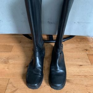 Black leather Taryn Rose Boots